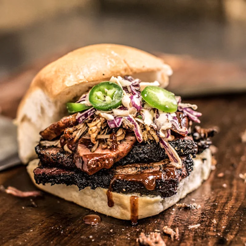 The Pitmaster Sandwich | Photograph courtesy of Pecan Lodge