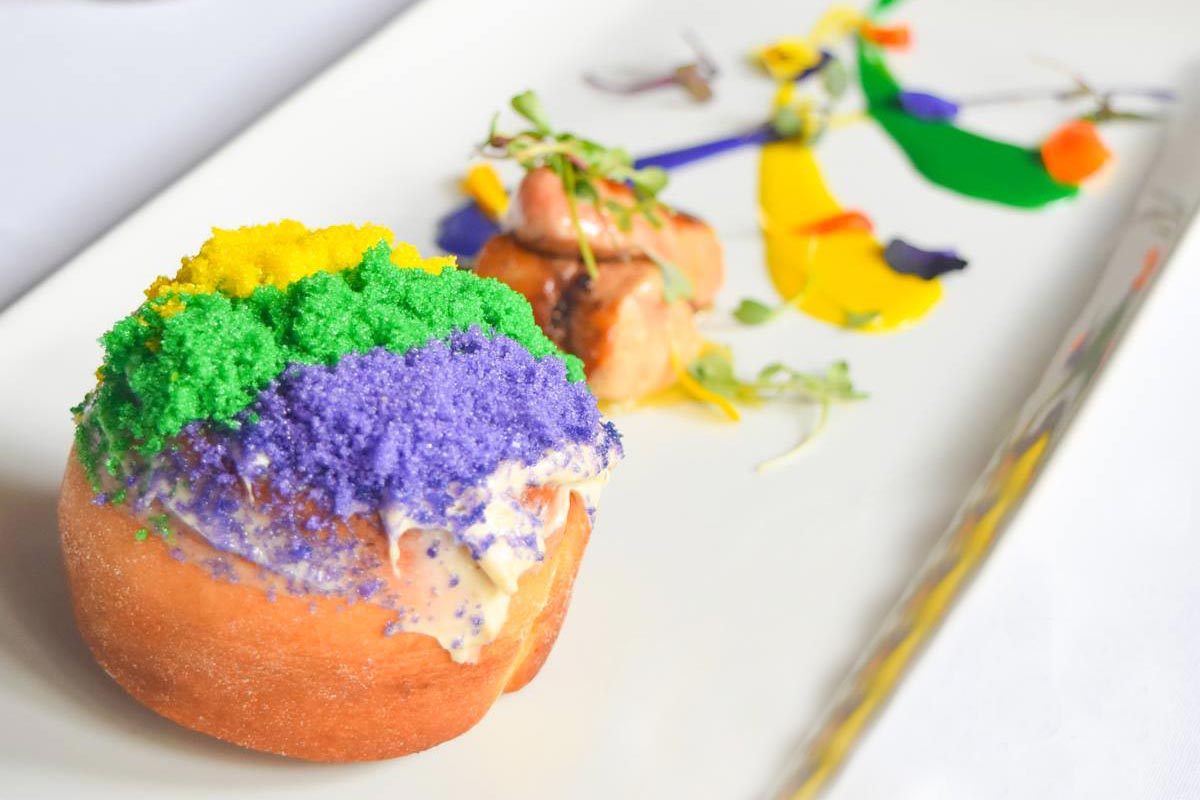 Mardi Foie King Cake | Photograph courtesy of Kingfish
