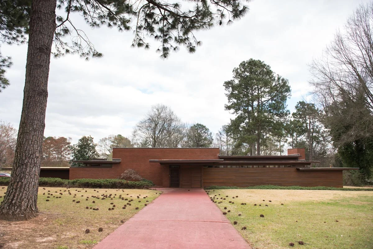 The Frank Lloyd Wright Rosenbaum House in Florence, AL | Photo Credit: ©Find. Eat. Drink.