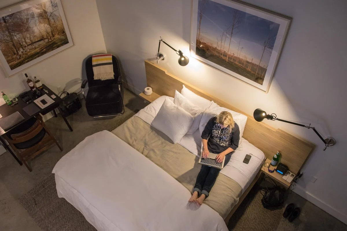Two-story loft suite at The 404 Hotel | Photo Credit: ©Find. Eat. Drink.
