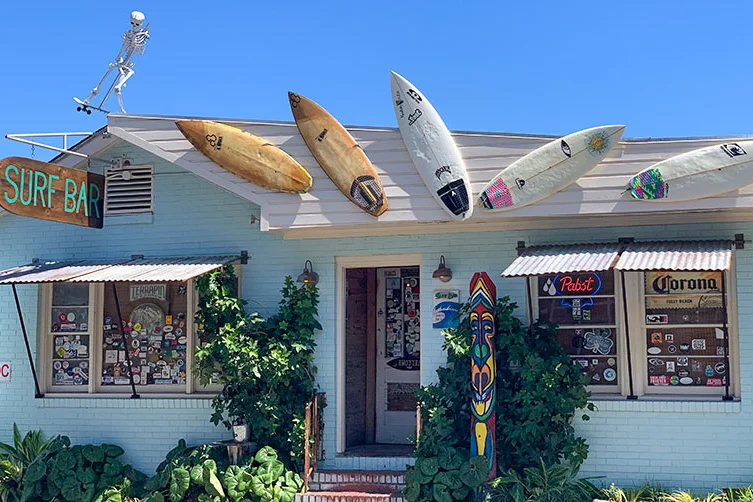 Surf Bar on Folly Beach | Photograph courtesy of Surf Bar