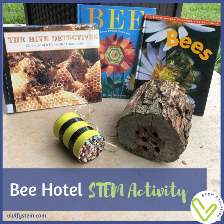 Learn about bees and how to provide a safe place for them to live with this STEM activity.