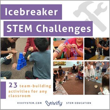 Back to School STEM Bundle: 23 Icebreaker Teamwork Activities — Vivify STEM