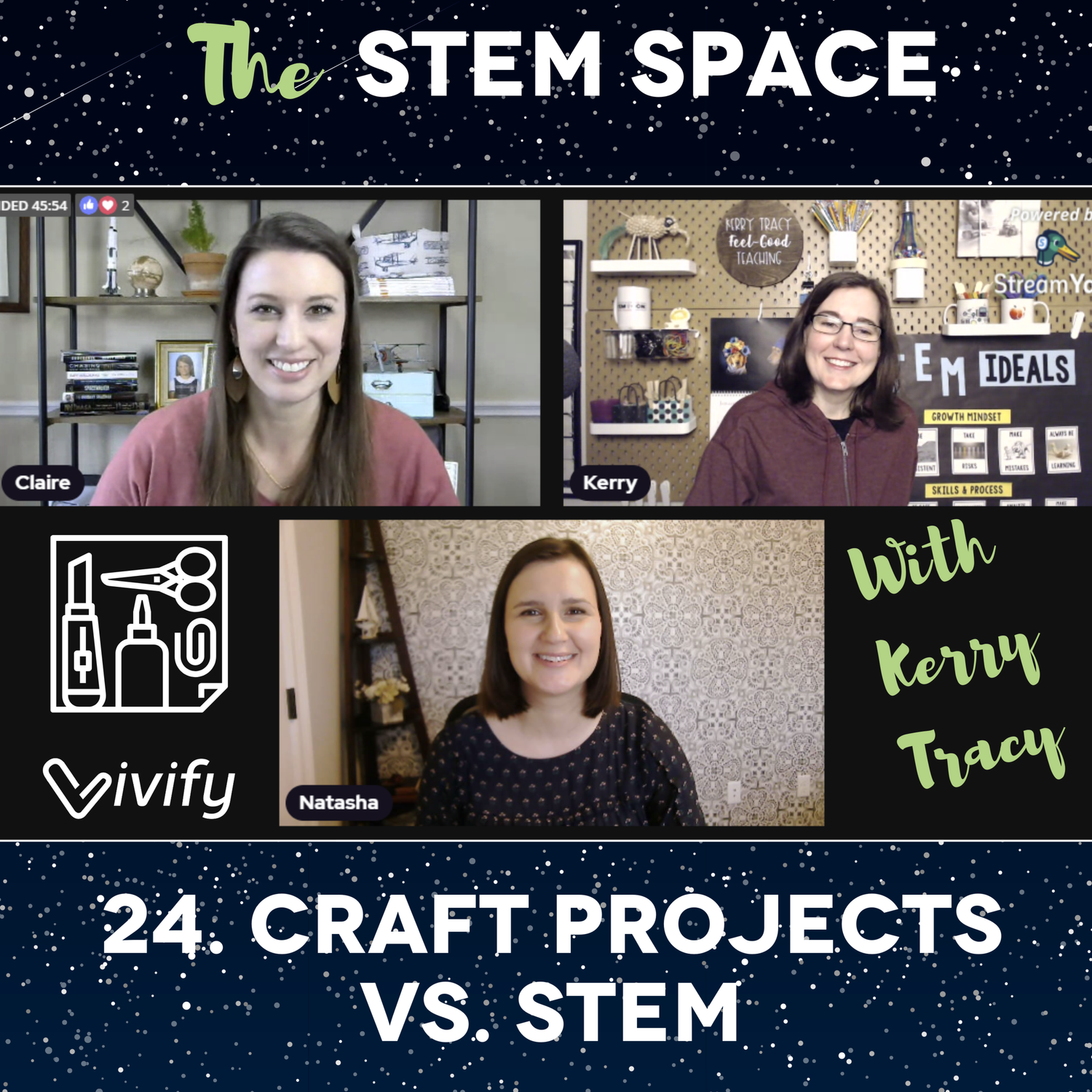 24. Craft Projects vs. STEM (featuring Kerry Tracy) episode artwork