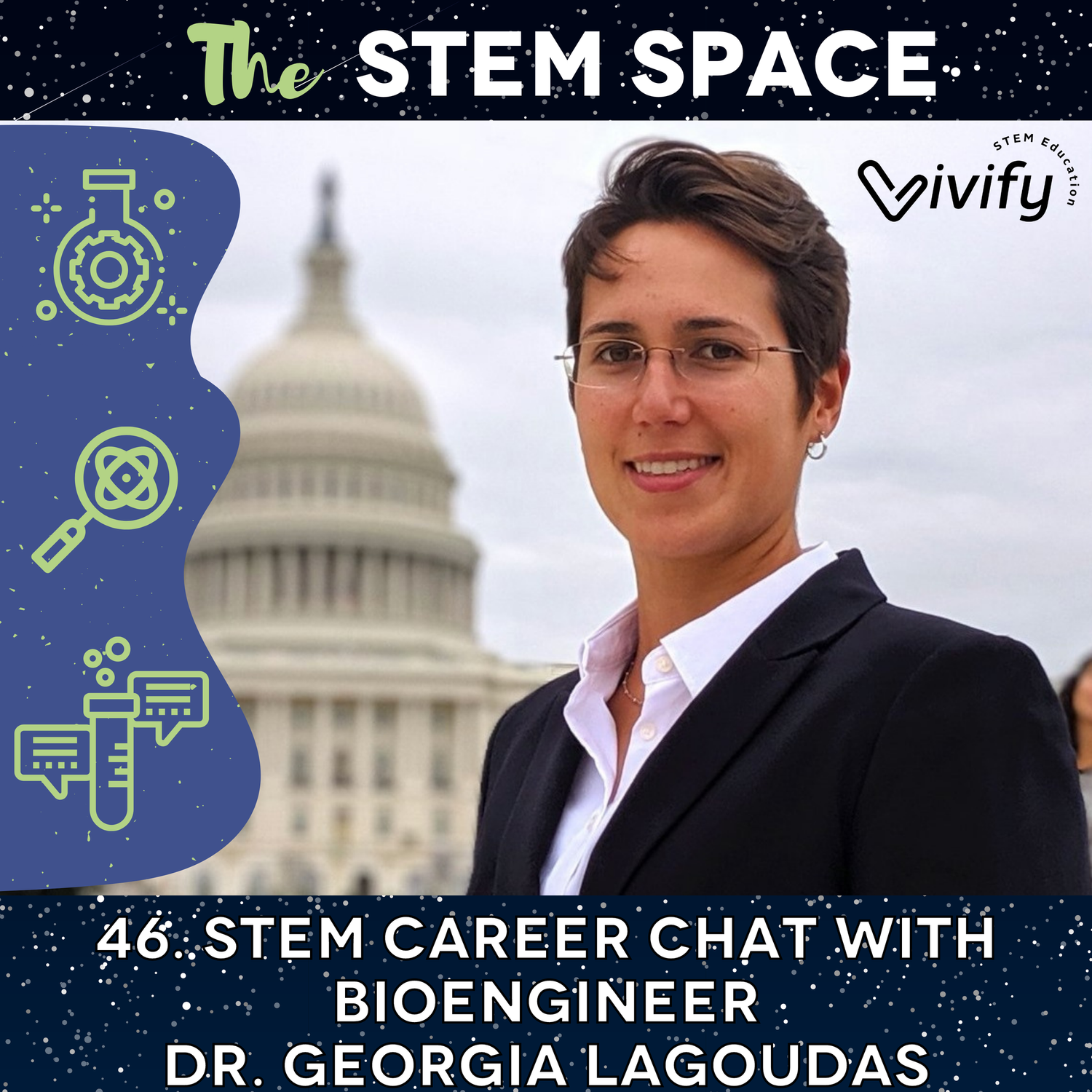 46. STEM Career Chat with Bioengineer Dr. Georgia Lagoudas episode artwork