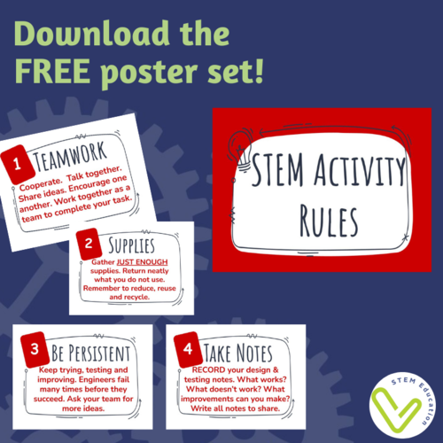 STEM Activity Rules: FREE Poster Set (Copy)