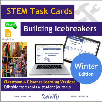 STEM Task Cards: Building Icebreakers (Winter Edition) (Copy)