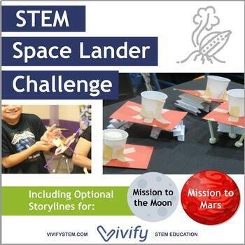 STEM Space Lander Math & Engineering Activity (Printed & Digital) (Copy)