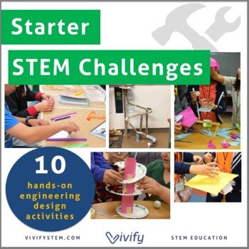Starter STEM Activities Engineering Challenges (Take Home STEM Activities) (Copy)