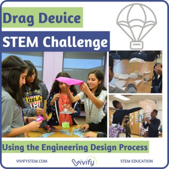 STEM Drag Device Parachute Challenge (Engineering Design Activity) (Copy)