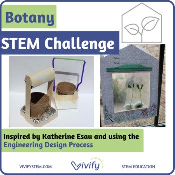 Botany STEM Challenge - Plant Anatomy & Engineering Women's History Activity (Copy)