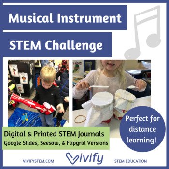 Musical Instrument STEM Challenge (Handouts + Instructional Video) (Copy)