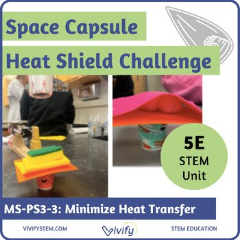 Space Capsule Heat Shield 5E Engineering Challenge (MS-PS3-3) (Copy)