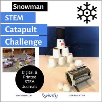 Winter Snowman STEM Catapult Challenge (Angles and Ratios) (Copy)