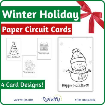 Winter Holiday STEM Paper Circuit Cards (Copy)
