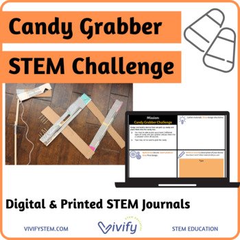 STEM Fall Halloween Activity: Candy Grabber Math & Engineering Activity (Copy)