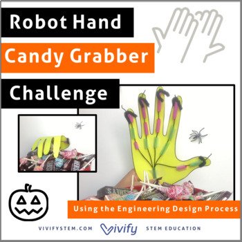 Robot Hand Candy Grabber Halloween STEM Activity (Copy)