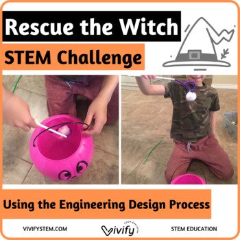 Fall/ Halloween STEM Challenge - Rescue the Witch (Copy)