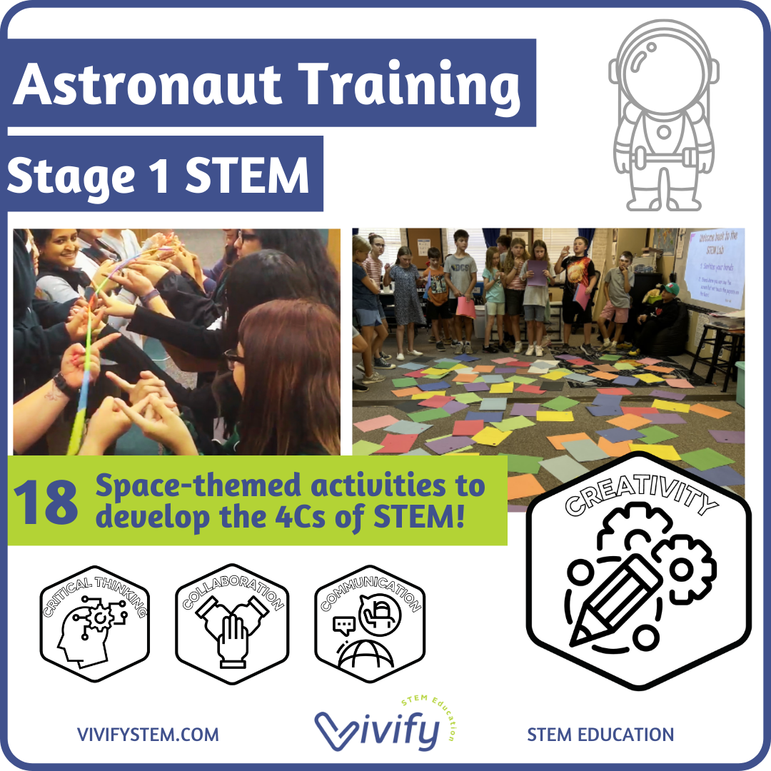 Astronaut Training: 4 Cs of STEM (Back to School STEM Activities) (Copy)