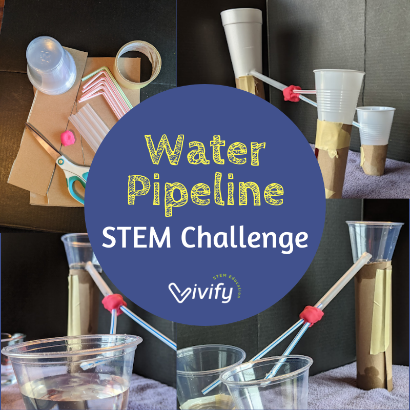 Water STEM Activity: Design a Water Pipeline!