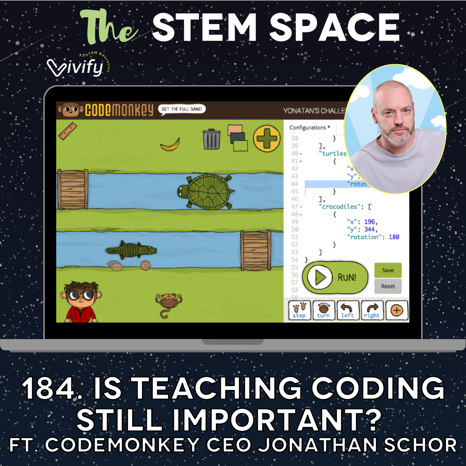 184. Is Teaching Coding Still Important? ft. CodeMonkey CEO Jonathan Schor episode artwork