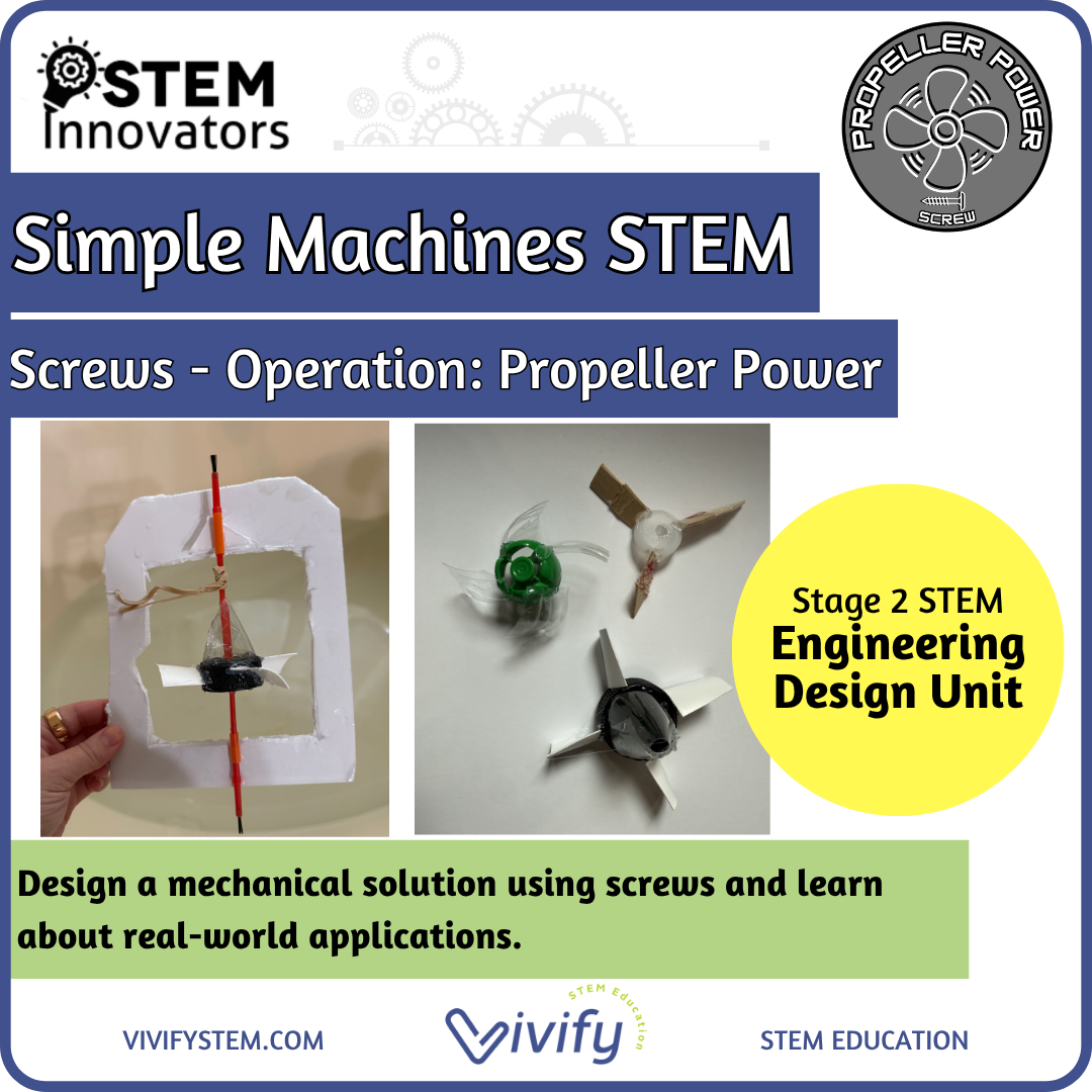 Simple Machines | Screws: Operation Propeller Power | 5th Grade STEM Innovators