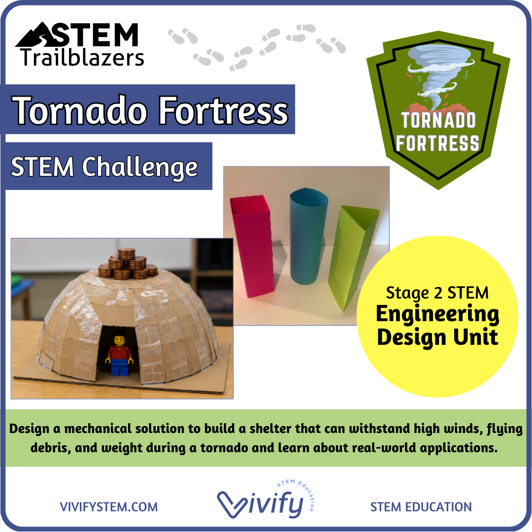 Tornado Fortress Engineering Design Challenge | 4th Grade STEM Trailblazers