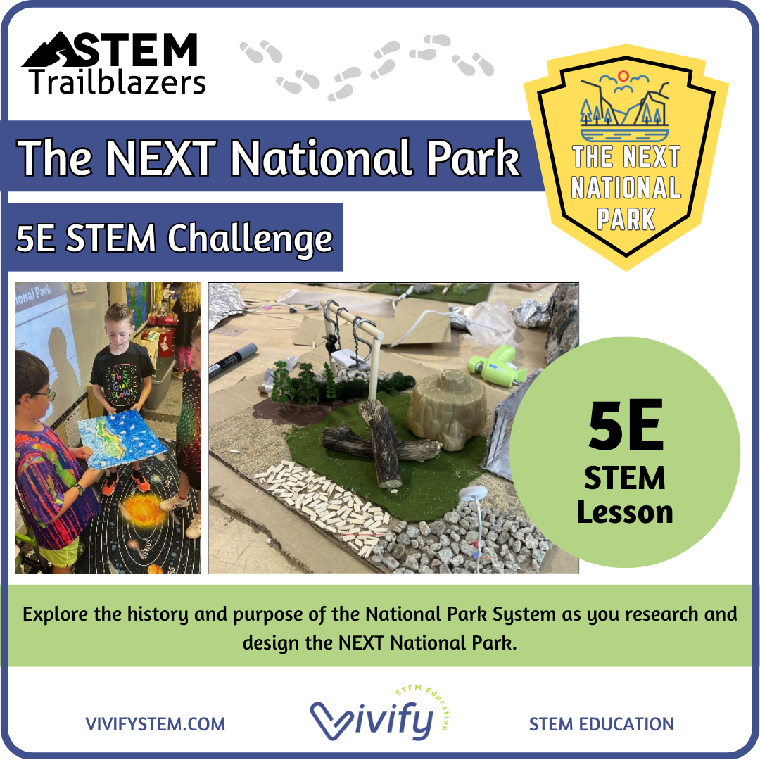 National Park Research & Design: 5E Project (Plan a trip!) | 4th Grade STEM Trailblazers