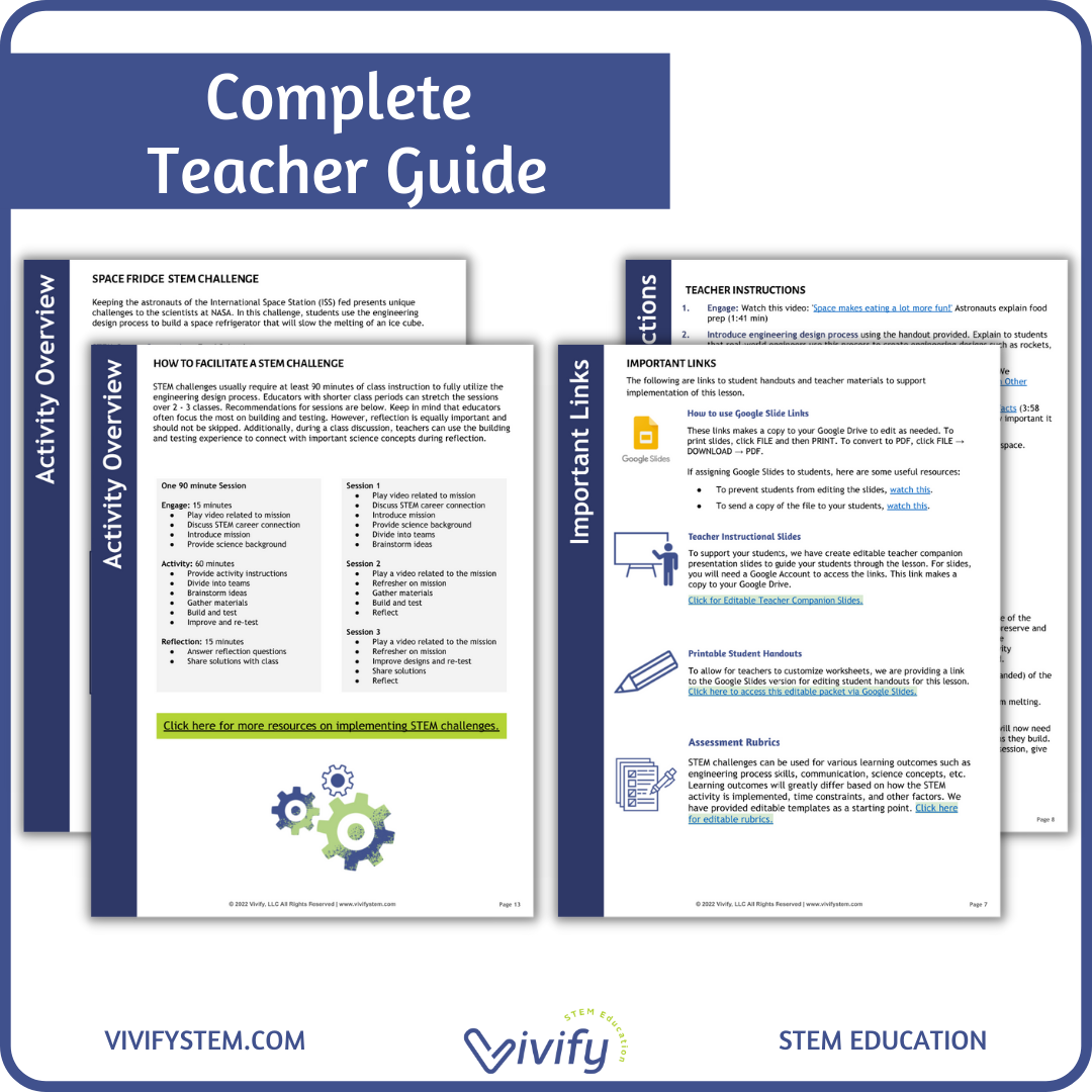 Mars Rubber Band Rover Engineering Design Challenge - STEM Activity ...