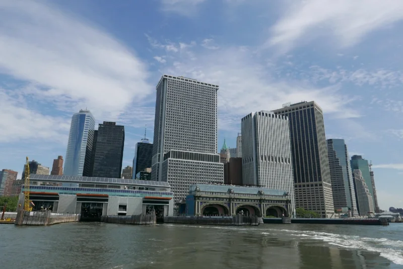 Departing Lower Manhattan on the Ferry