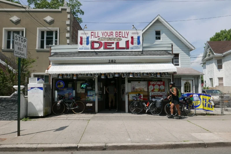 The Fill Your Belly Deli. A great deli and a great judge of character. They let me use "out of order" bathroom, and let Chombo exchange an already bought Gatorade for a different flavor.
