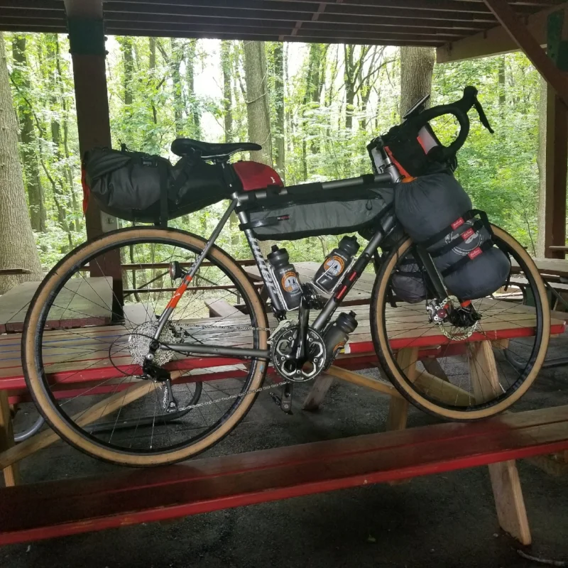 We gave a talk on Bike Camping and Touring.