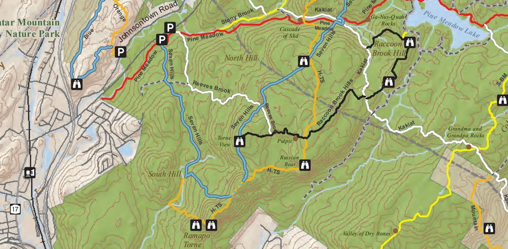 Harriman State Park Hiking Map 718 Cyclery - Harriman Hike