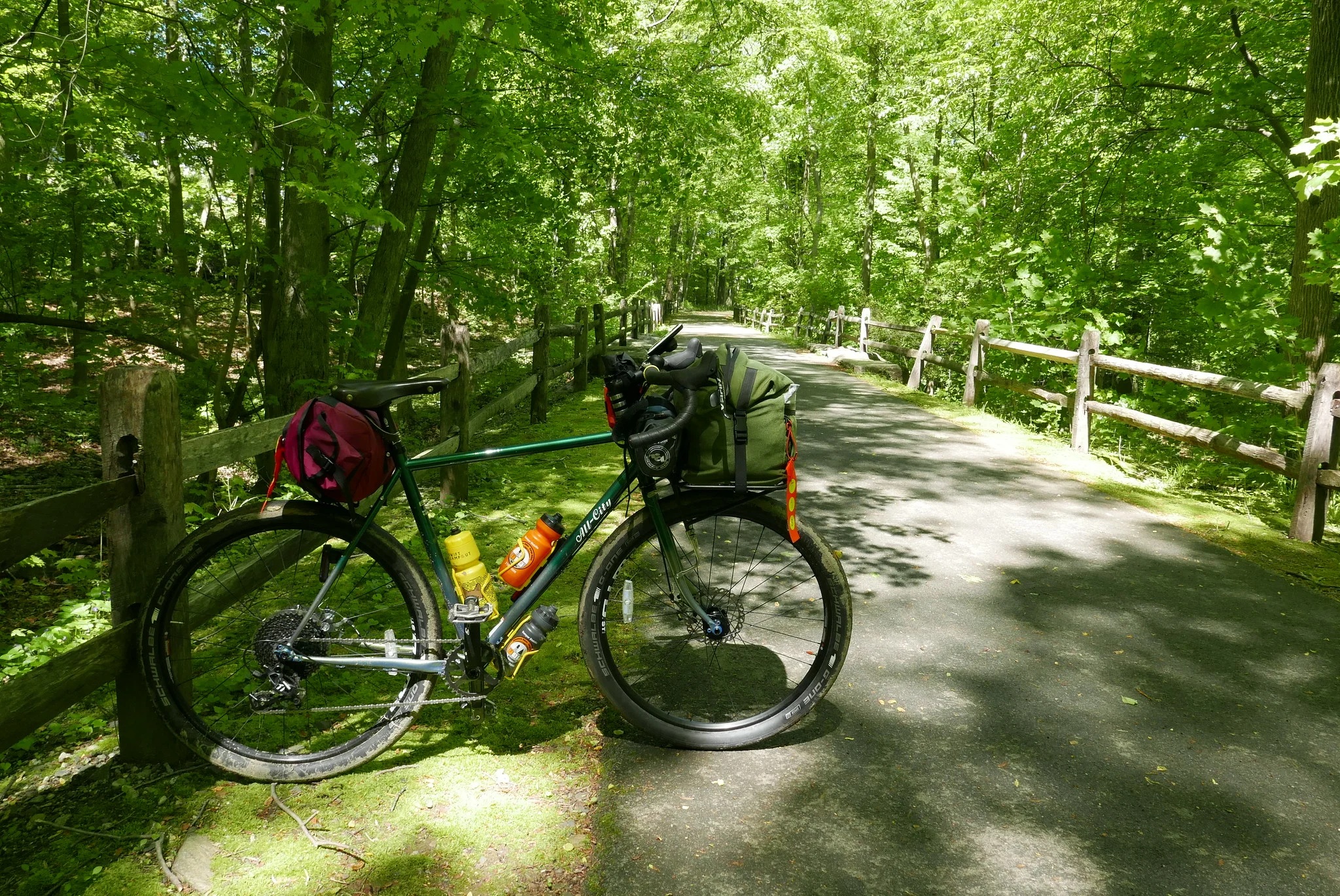 Mile 16 to 28 is sopent on the South County Trailway