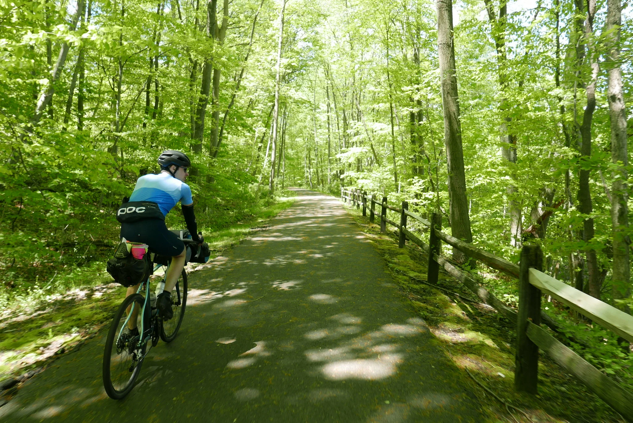 Mile 28 to 36 is on the North County Trailway
