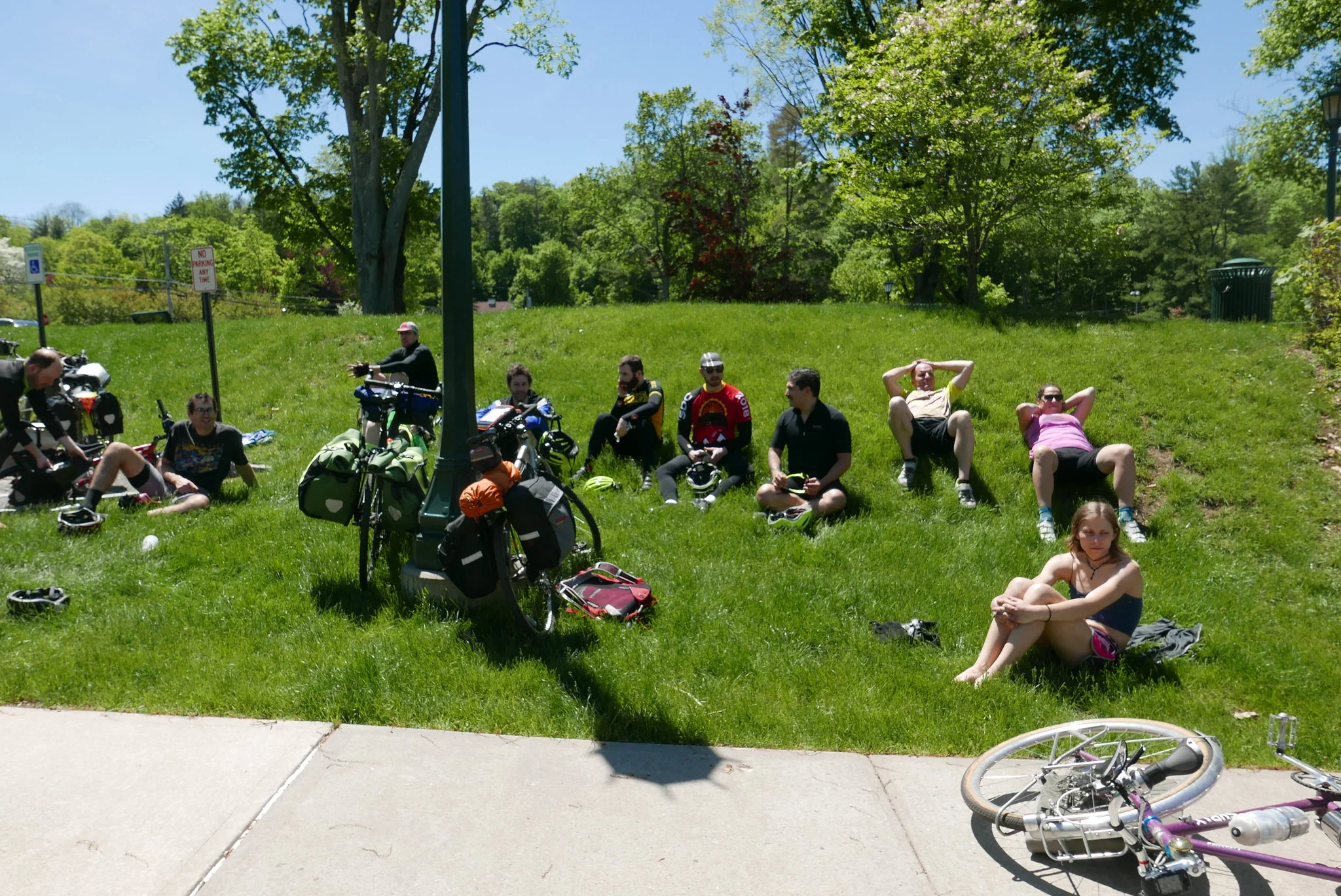 Mile 36 is a rest stop oat the Briancliff Library