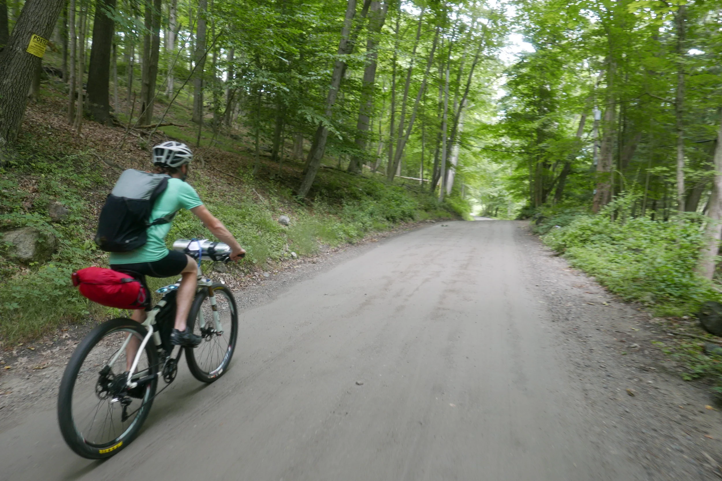 Sullivan Road provided about 1-1/2 miles of gravel