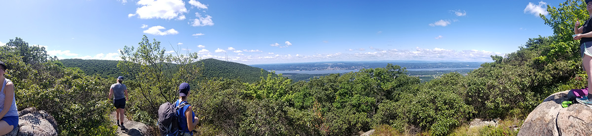 View from overlook to the west