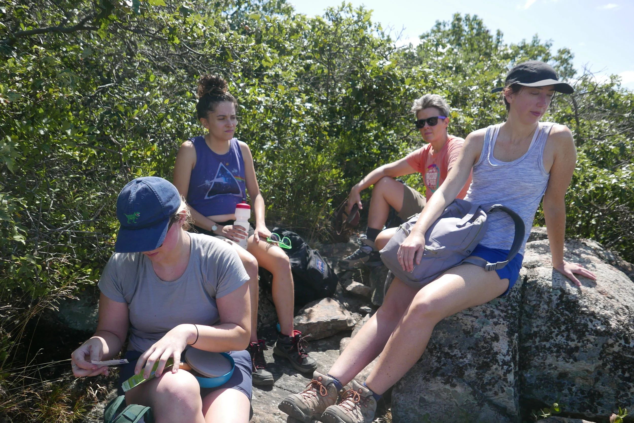 Resting at overlook