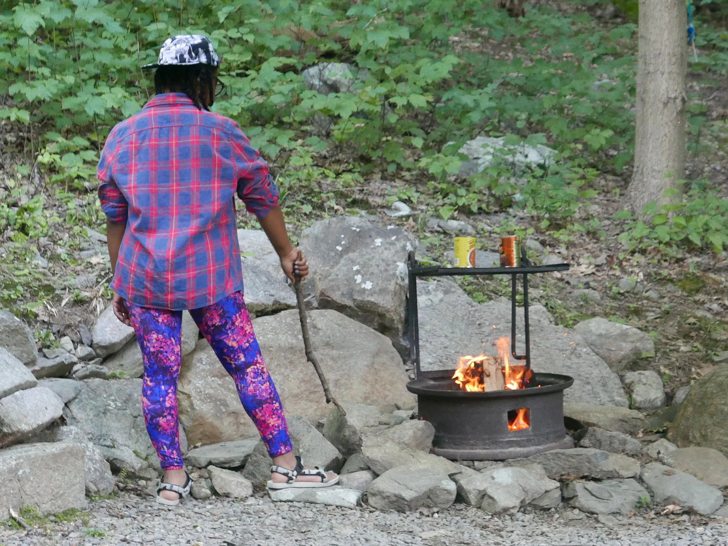 Camille making fire happen