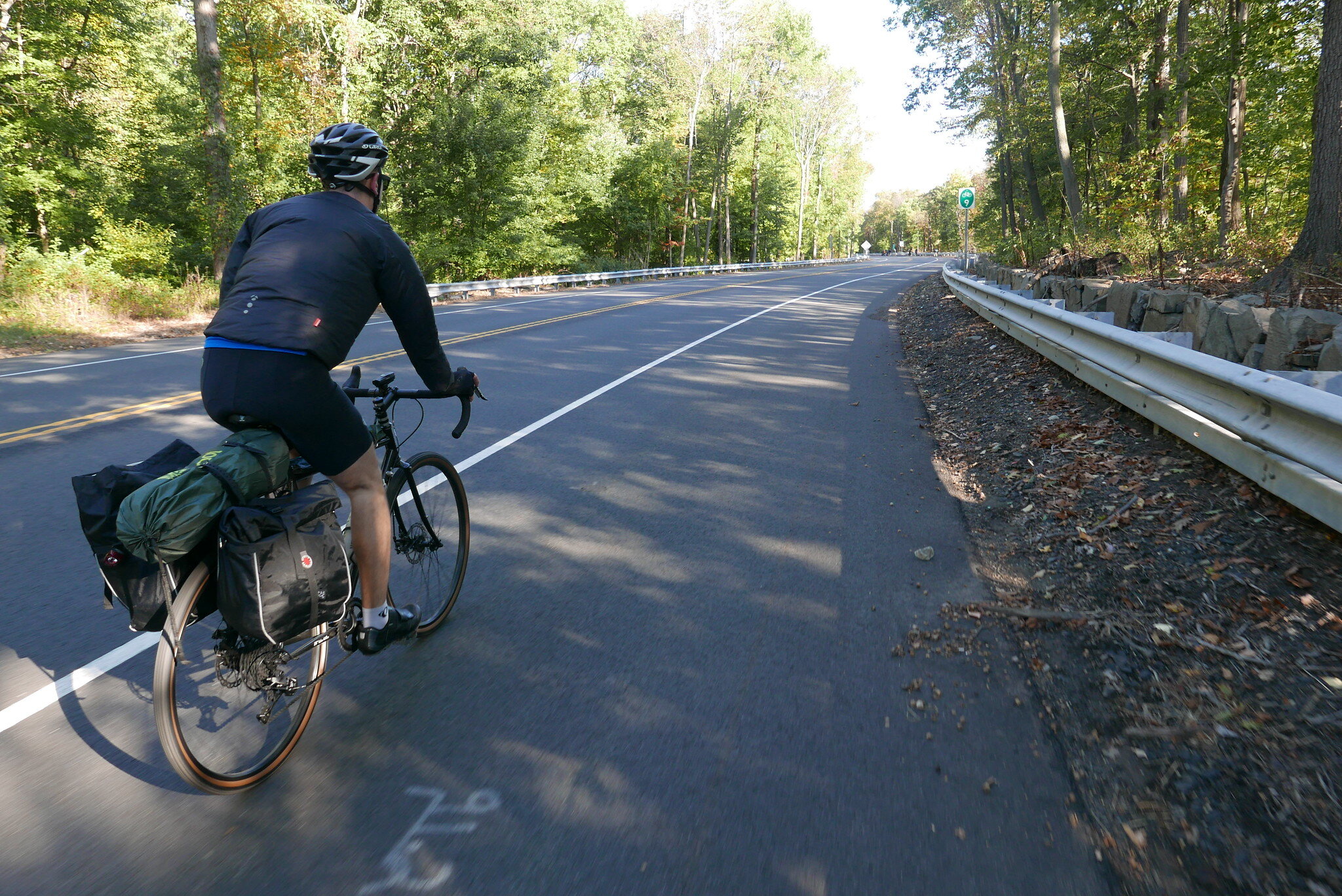 Heading north on 9W in New Jersey