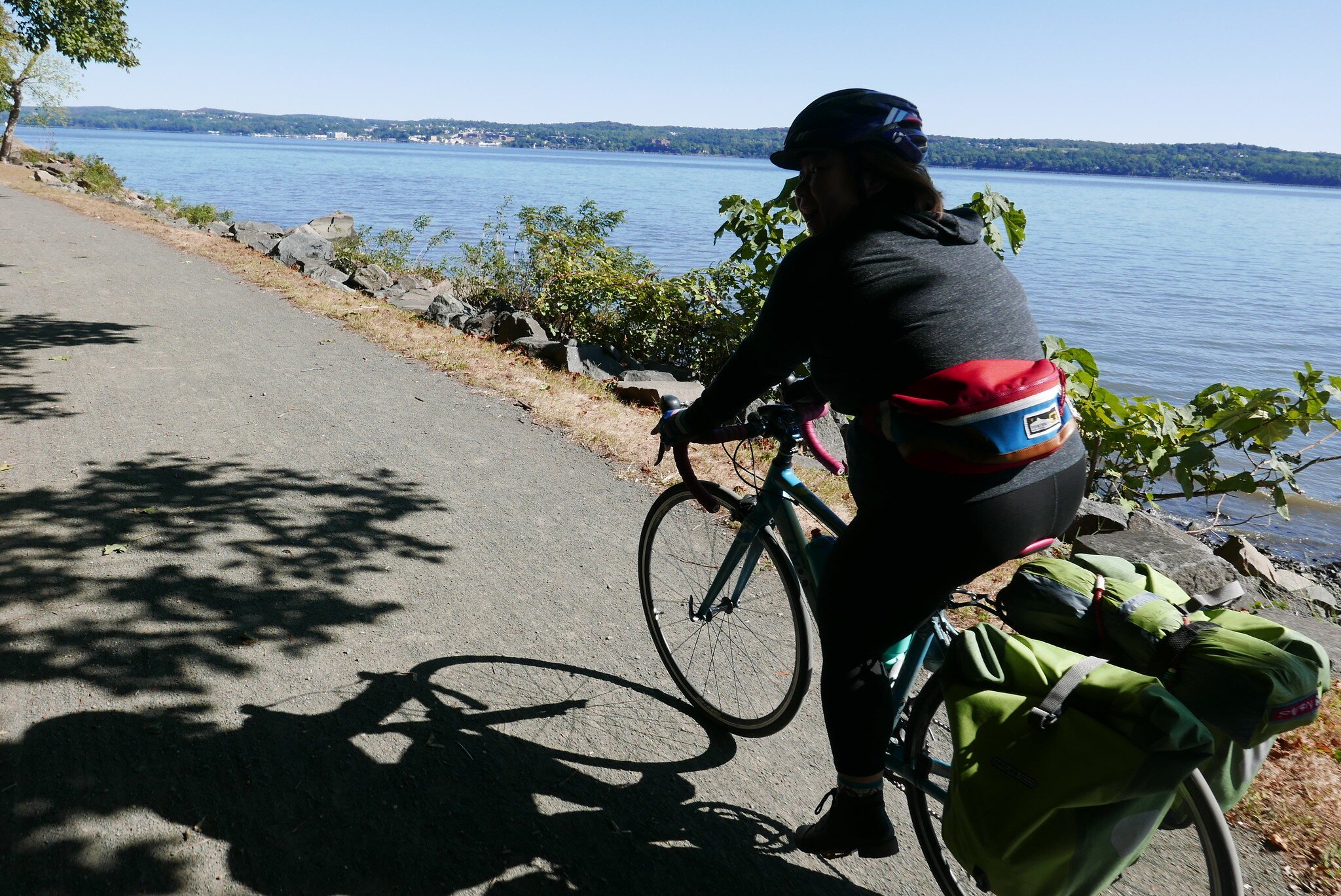 Nyack Beach State Park…4.5 miles of gravel along the coast of the Hudson River