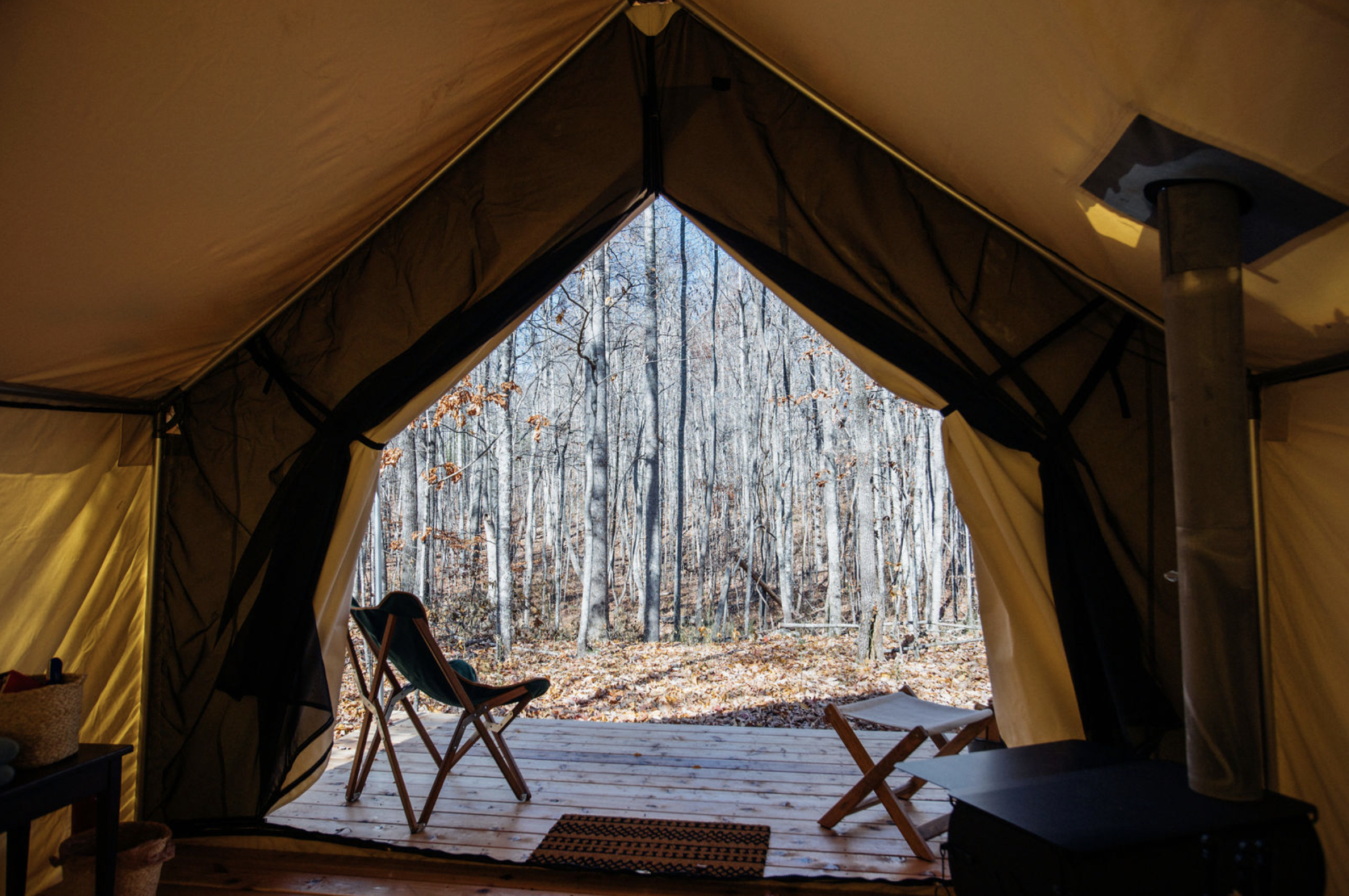 Forest Hut at Rising Sun Retreat.