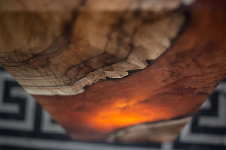 Walnut and Epoxy Wall Hanging