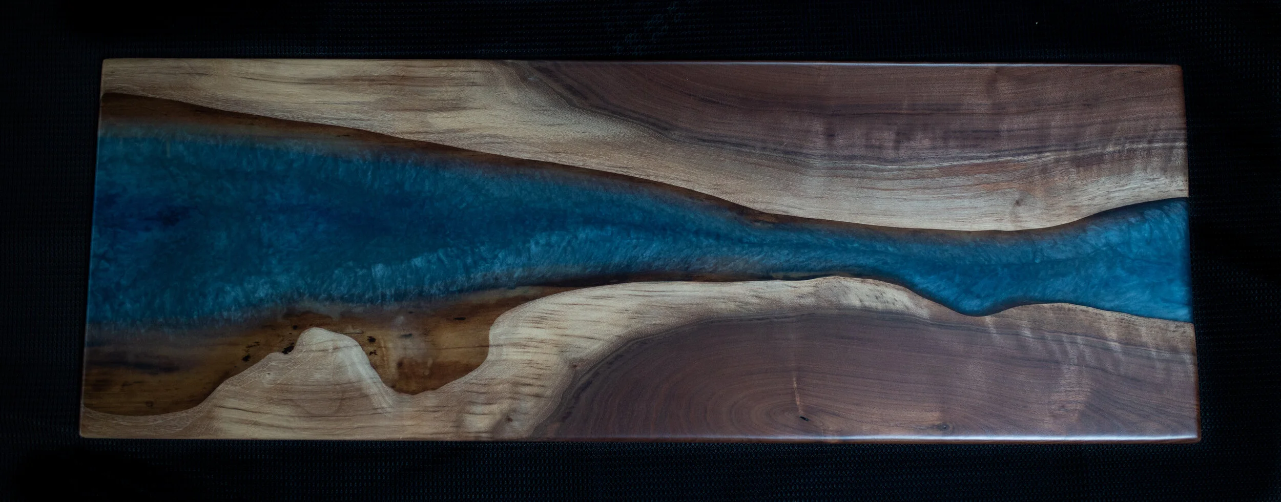 Walnut and Epoxy Wall Hanging