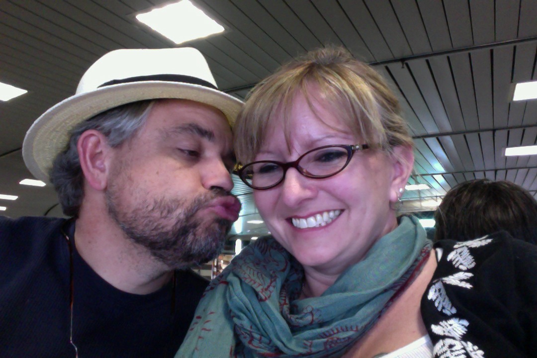Waiting to Board Our Flight to Paris.