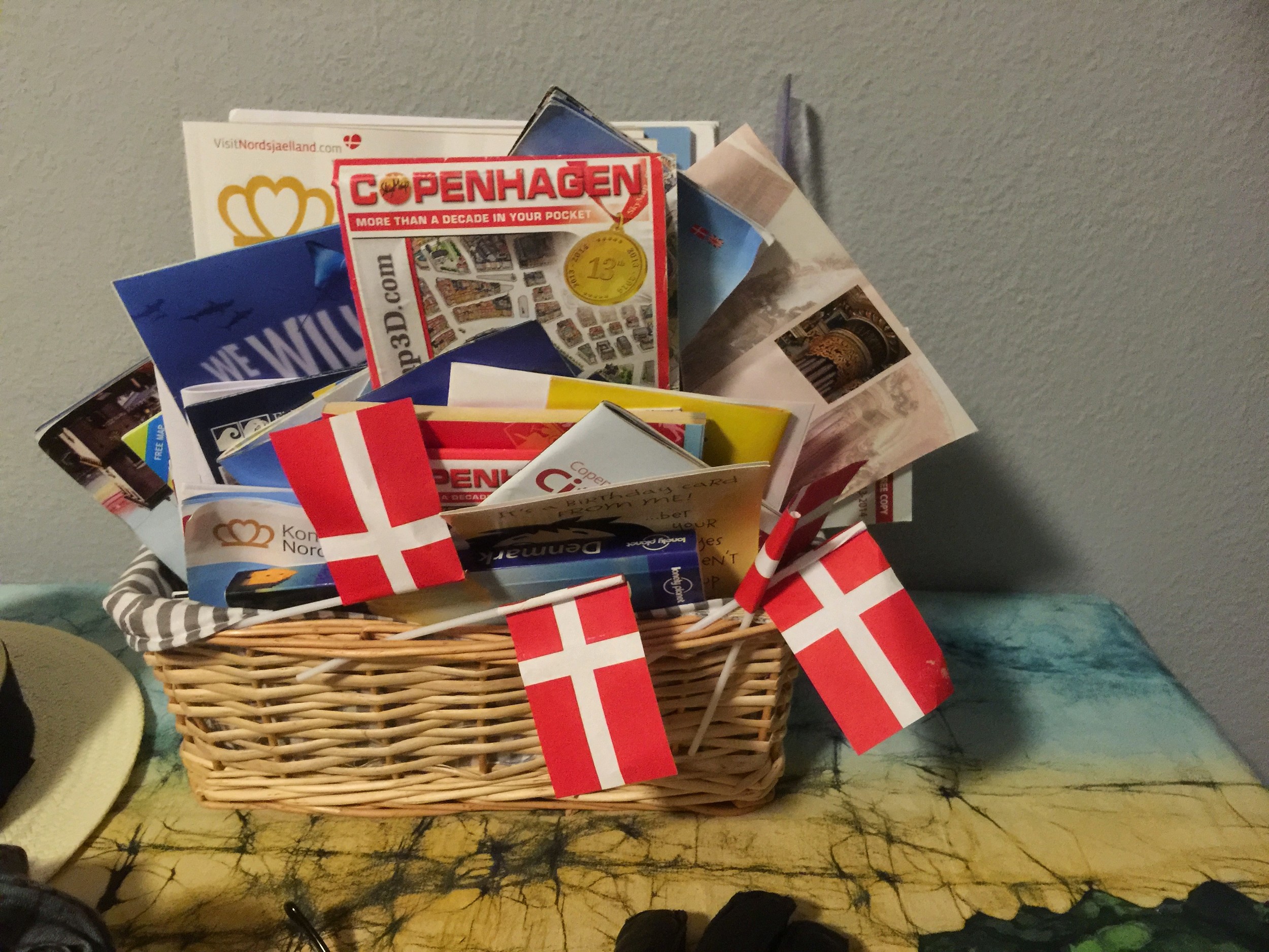 Thanks for the helpful welcome basket, Richard!