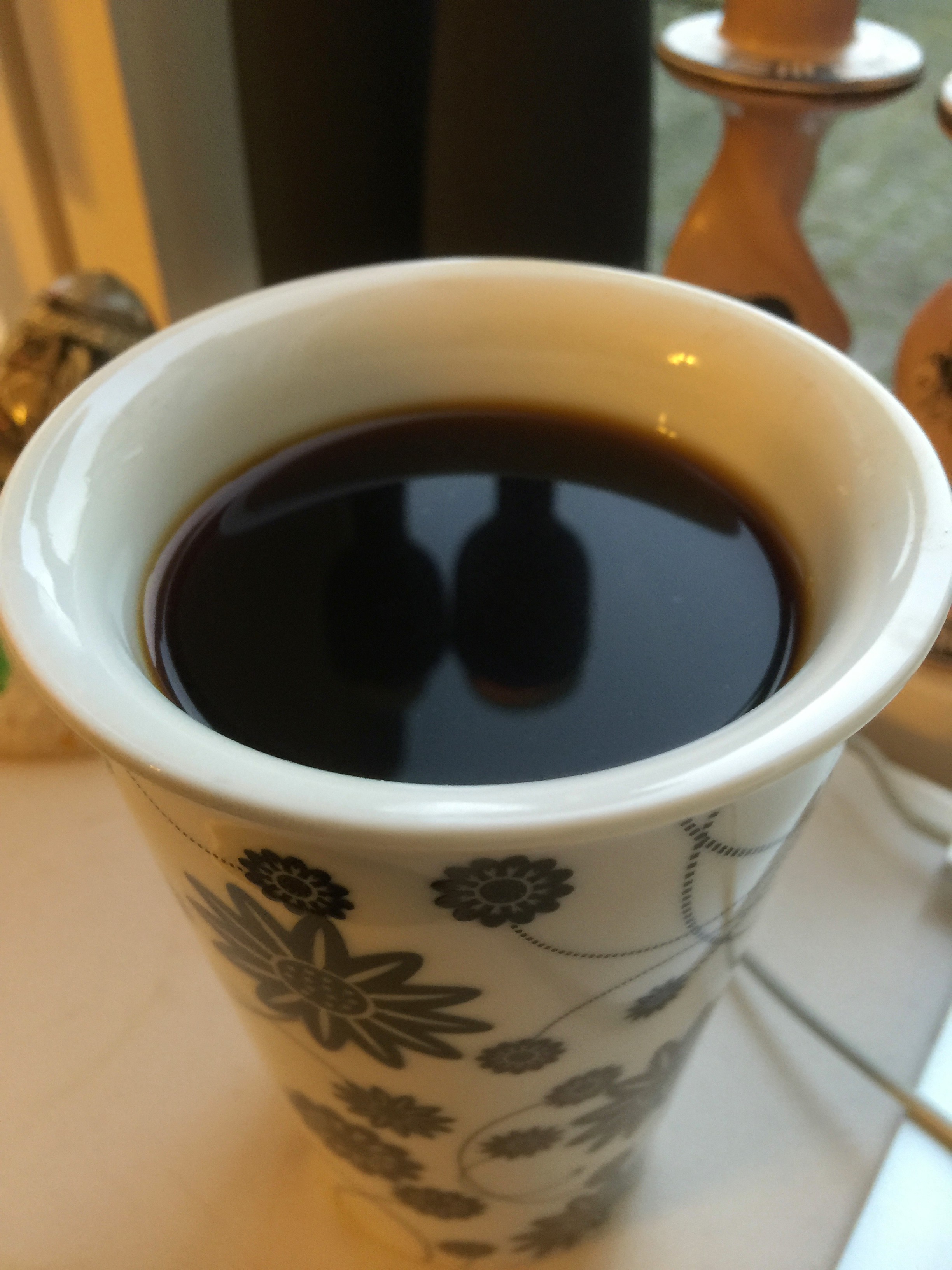 I take my coffee like I take my men. 
