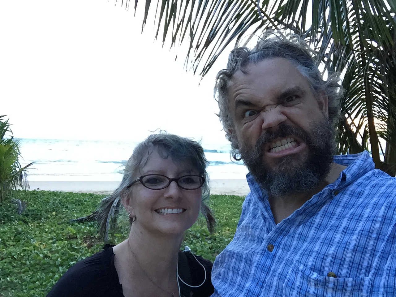 Beauty and the hairy beast.