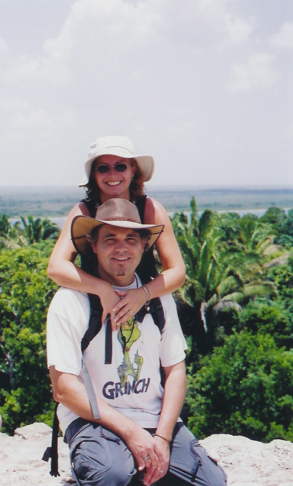 Sheila & Evo, Belize 2004. Image by Sheila Dee.